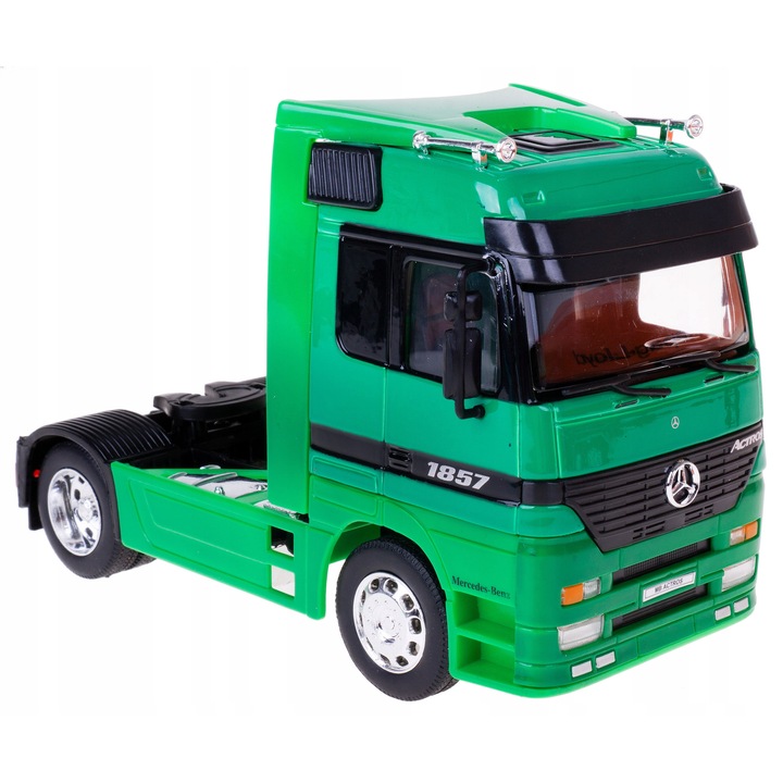 Mercedes-Benz Actros 1:32 Welly autómodell, zöld