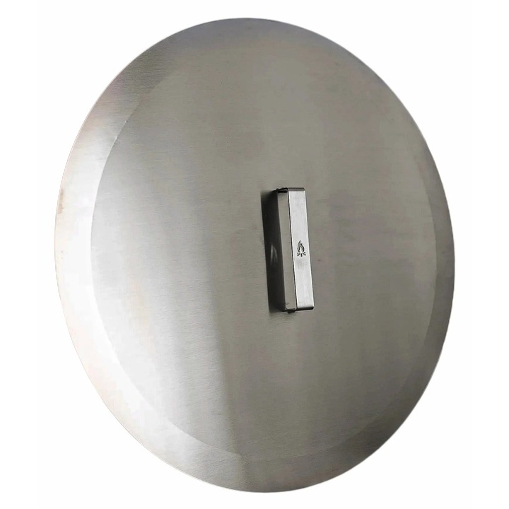 Grillfedél Alpha 600, Masuria, inox, ergonomikus fogantyú, időjárásálló