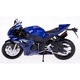 HONDA CBR1000RR-R FIREBLADE 2020 motorkerékpár, műanyag/fém, 1:12, kék, 16,7x6,2x9,5cm