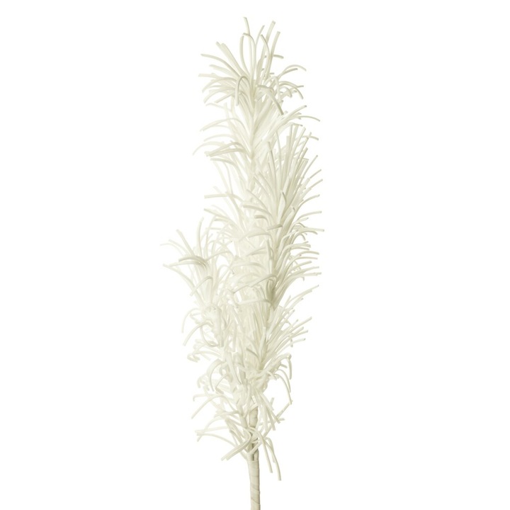 Floare artificiala decorativa Eurofirany, alb, 100cm, realizata din piatra Foamirian EVA