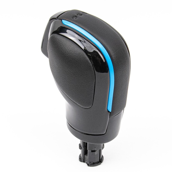 Nuca schimbator de viteze VW Golf VII DSG, Automata, Plastic, Negru / Lucios Negru / Albastru, 5G1713203J