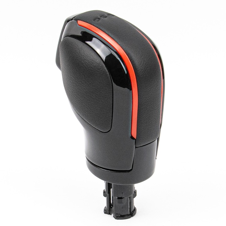 Nuca schimbator de viteze VW Golf VII DSG, Automata, Plastic, Negru / Lucios Negru / Rosu, 5G1713203J