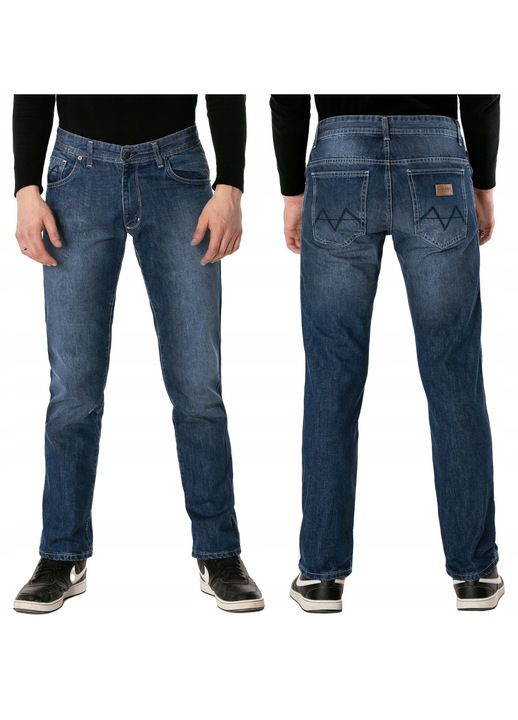 Blugi barbati HUNTER, Regular Fit, 110/SN3, bleumarin, bumbac