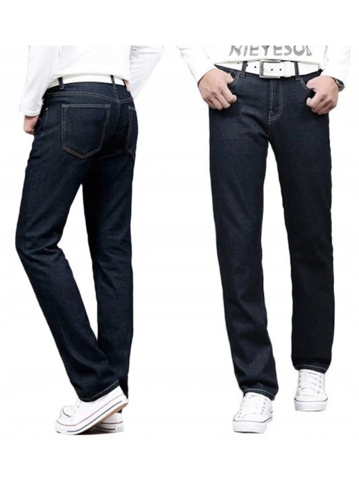 Blugi barbati HUNTER, Regular Fit, grafit, bumbac cu elastan