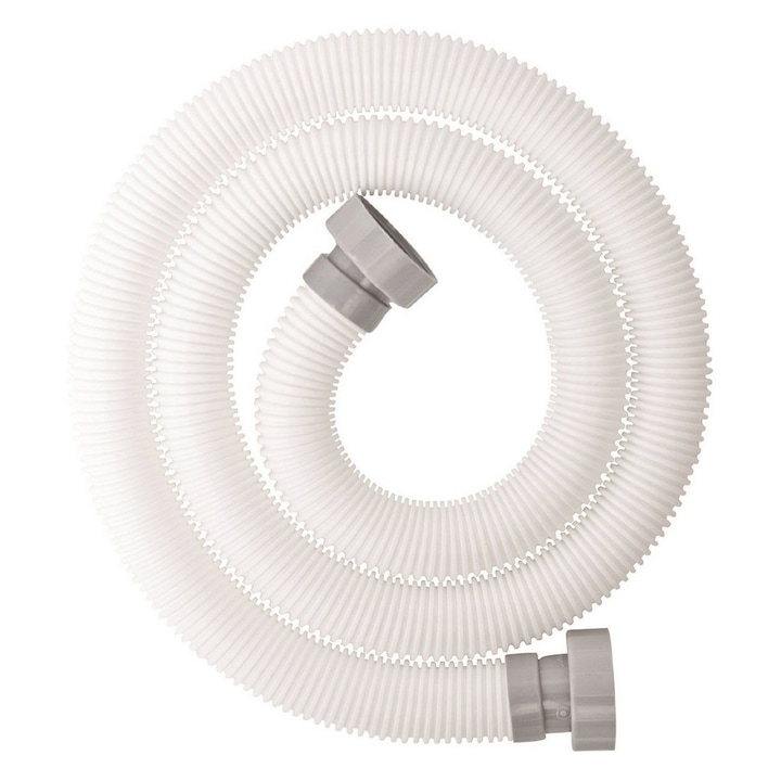 Tömlőkészlet 38mm, Bestway, 300cm, fehér, szűrőszivattyúkhoz és medence kiegészítőkhöz