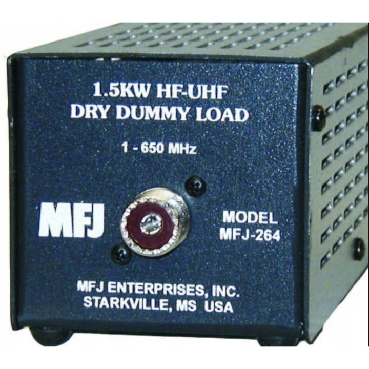Изкуствен товар MFJ-264, 50 Ohm, 1500W, 0-650MHz, 229x76x76mm