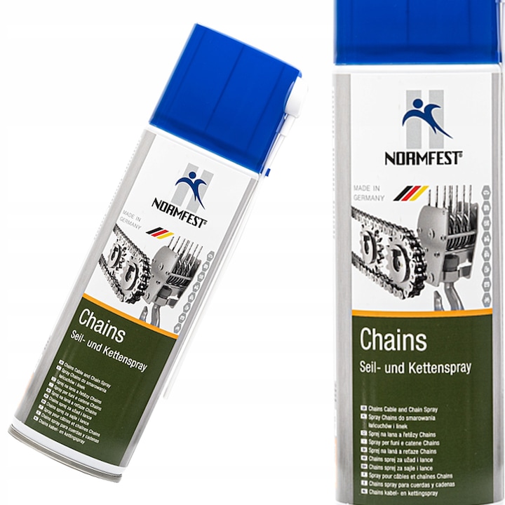 Normfest lánc- és kábel tisztító és védő spray, 300 ml, átlátszó, korróziógátló