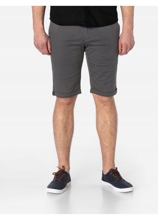 Pantaloni Scurti Barbati Lians 1190, Gri, Bumbac, Croiala Dreapta