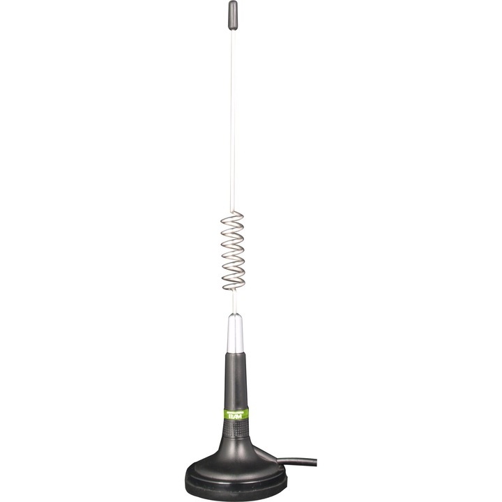 UHF Team MiniMag antenna, 30cm, 400-470MHz, mágneses talp, 4,30m kábel