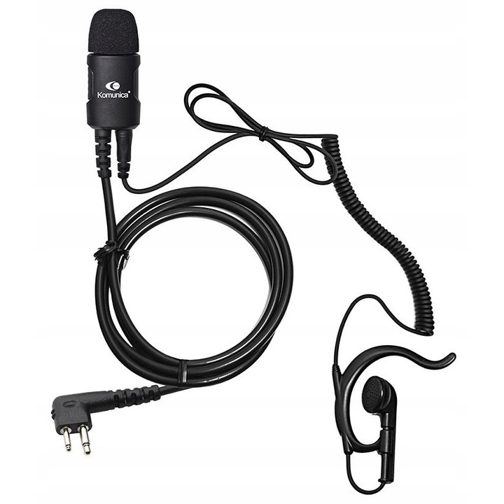Microfon Icom HM-219, 8 pini, cu butoane UP/DOWN, lungime cablu 45cm, greutate 178g