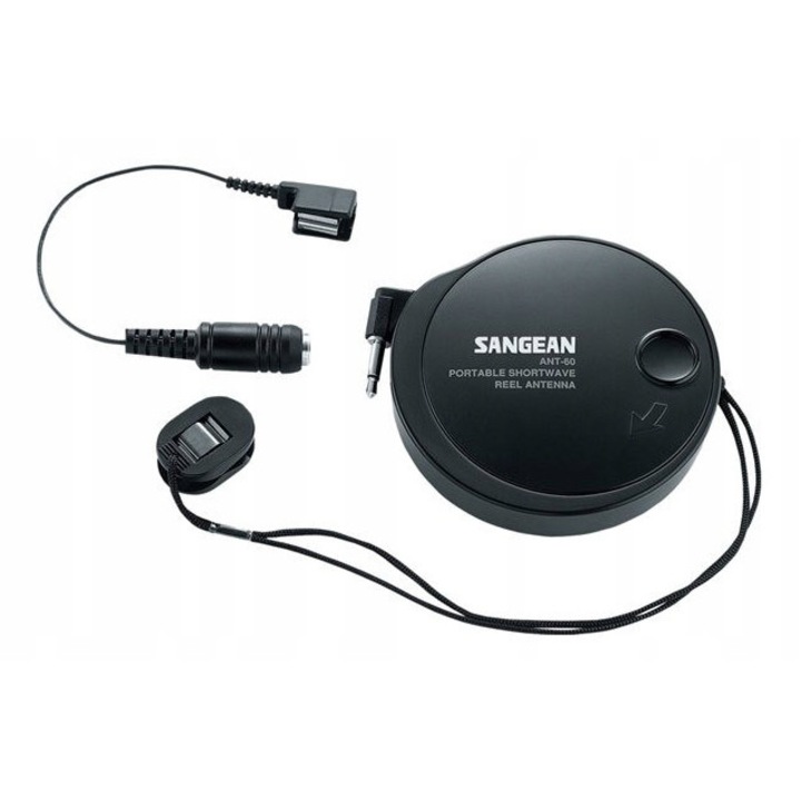 Sangean ANT-60 hordozható antenna, 7m, 3.5mm jack, 8cm átmérő