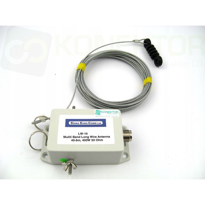 Antena Sigma LW-10, 7-52MHz, 10m, impedancia 50 Ohm, SO-239 csatlakozó