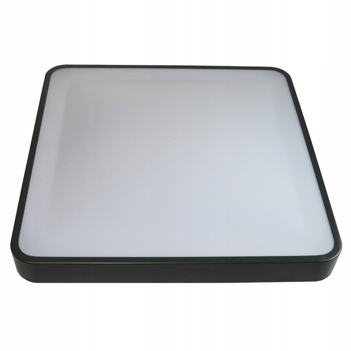 LED плафониера Bowi 24W, сензор за движение, антрацитно сиво, 375x375x85mm