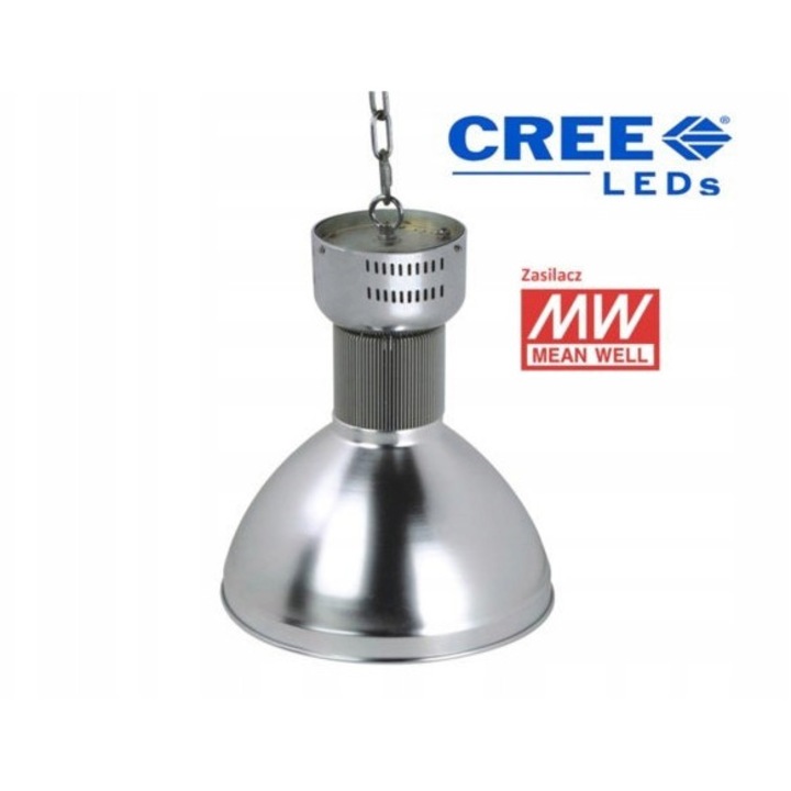 LED HIGH BAY lámpa 150W, hideg fehér, 11250lm, 230Vac, IP20