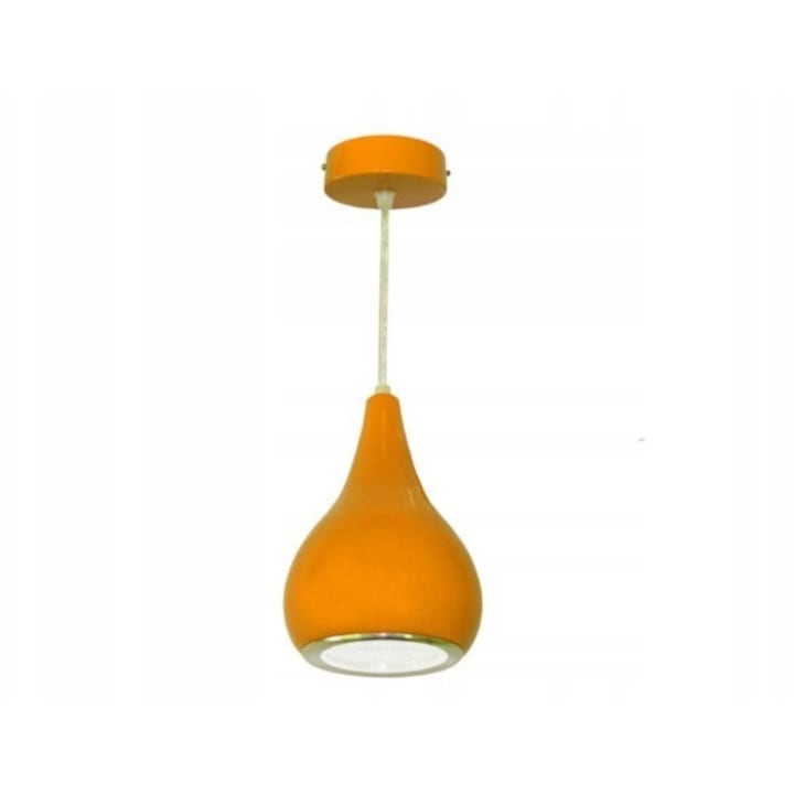 Висяща лампа Bowi Vidar, 5W, 400lm, оранжева, 90x210mm