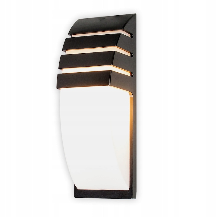 Аплик Brolux Neely LED 18W, IP54, алуминий, черен, 350x120мм