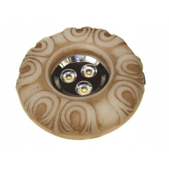 Spot LED Bowi SENTRY 3*1W alb, 210lm, 4000-4500K, dimensiuni 105x30mm