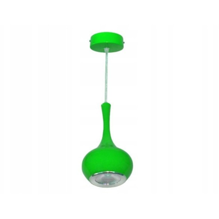 Лампа Bowi Karlo, 5W, зелена, 90x220мм, LED COB