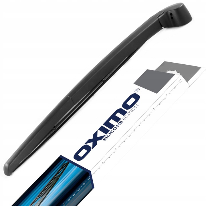 Oximo ablaktörlő kerettel a hátsó ablakhoz, Audi A3, A4, 340mm, ellenáll a változatos időjárási körülményeknek, 1 db-os készlet.
