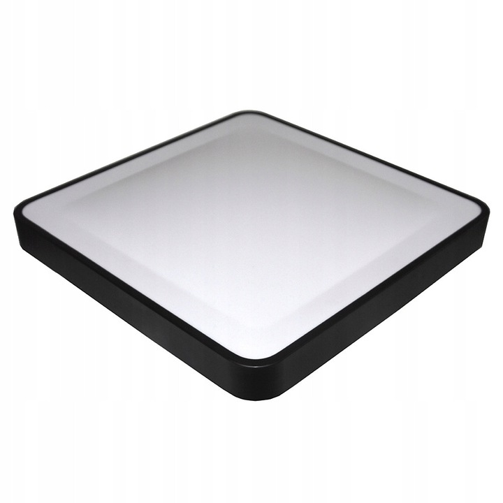 LED плафониера Bowi 24W 4000K, черна, 372x80мм