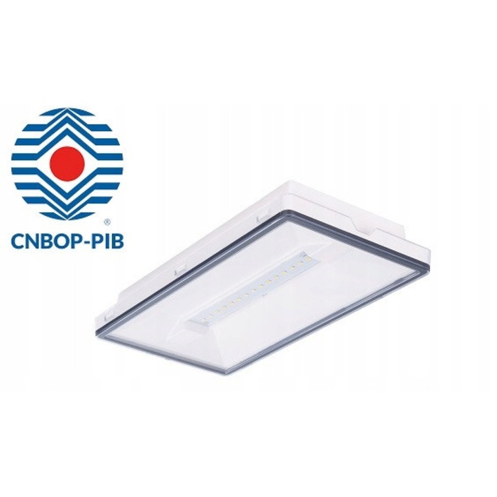 Intelight VELLA LED 7W fehér 3h IP65 250lm vészvilágító test