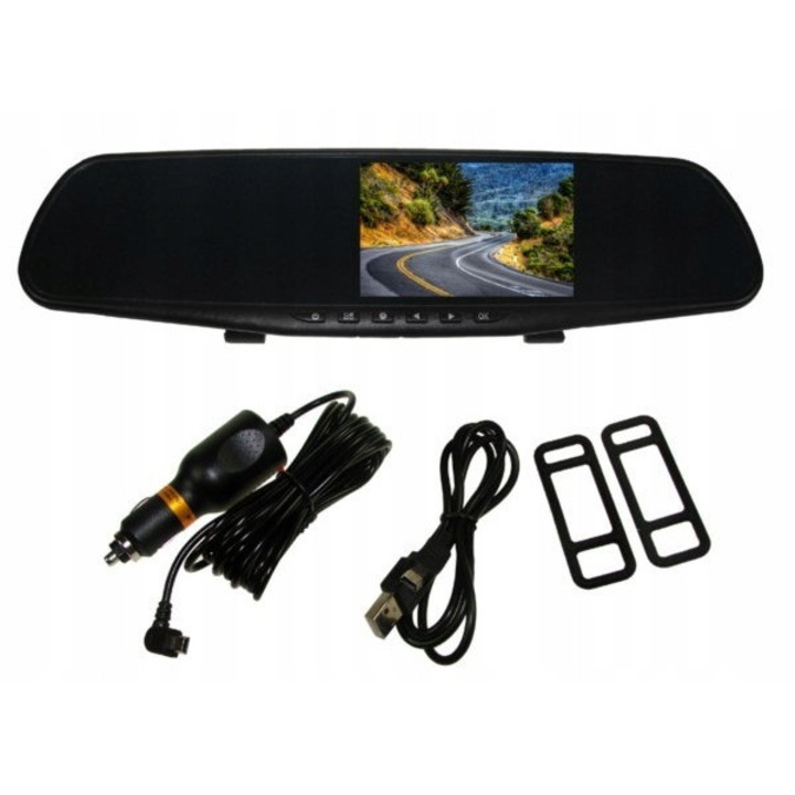 Camera auto DVR Bowi 4,3", 720p, cu oglinda