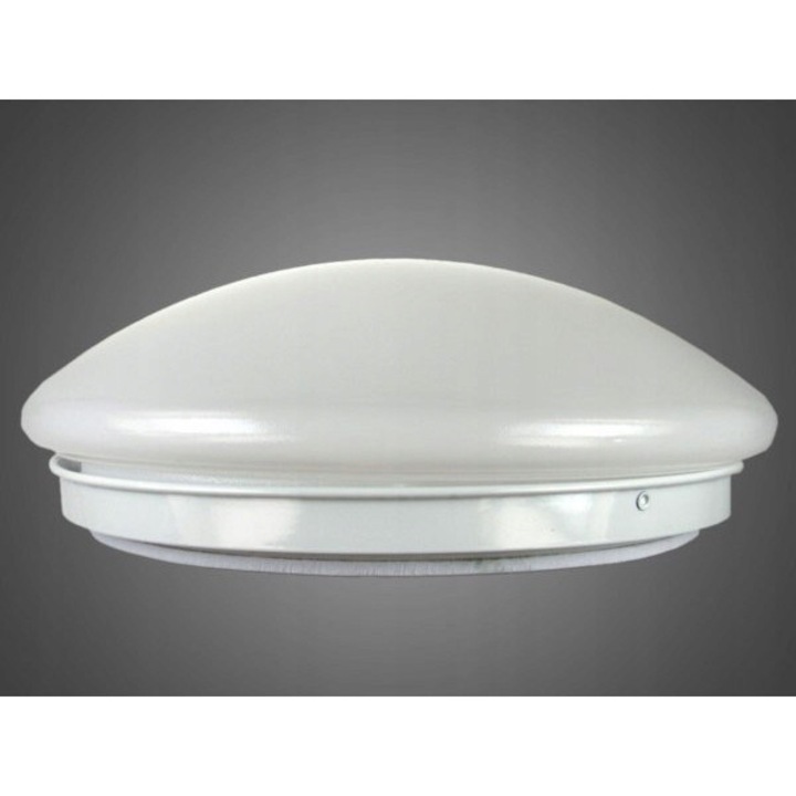LED плафониера Kyrk 12W, бяла, със сензор за микровълни, 255x90mm