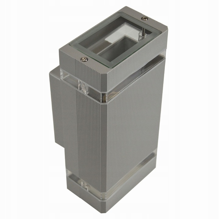 Aplica exterioara Brolux 2xGU10 IP54, gri, 230x111x94mm
