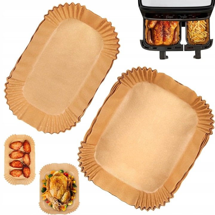 Folie de copt pentru friteuza, 100 buc, compatibil Philips 3000/5000