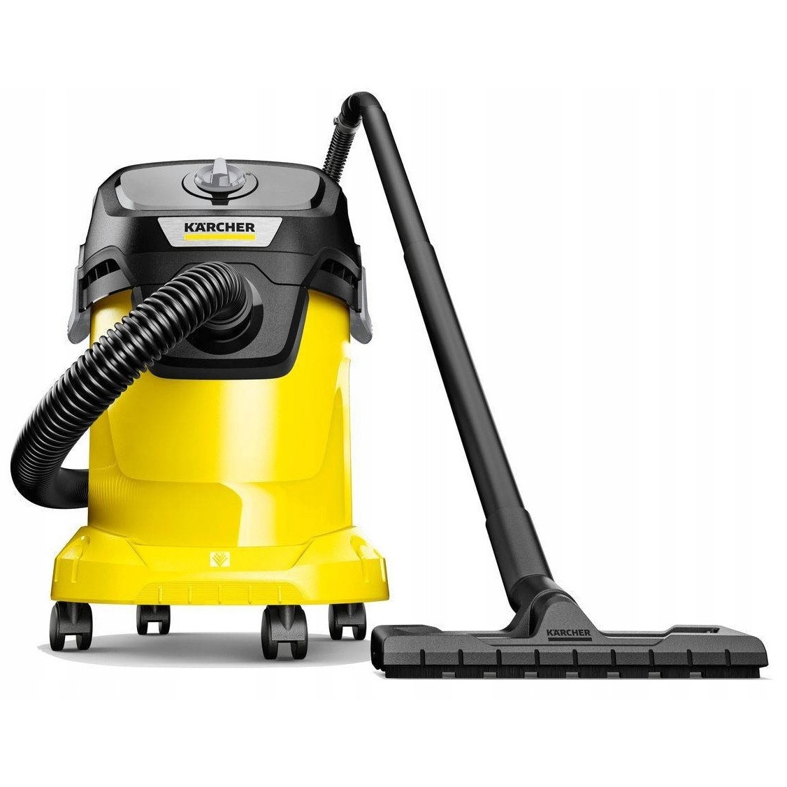 Aspirator Karcher WD3, 1400W, 17L, functie de suflare, negru, set cu manusi de protectie
