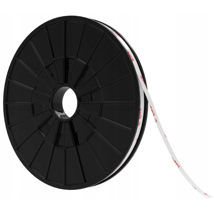 Tesa 61395 kétoldalas ragasztószalag, 5mm x 25m, fekete, ütés- és rezgésálló