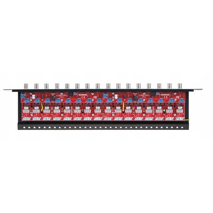 Panou Rack 19" 16 canale, EWIMAR, protectie impotriva supratensiunilor, dimensiuni 1U
