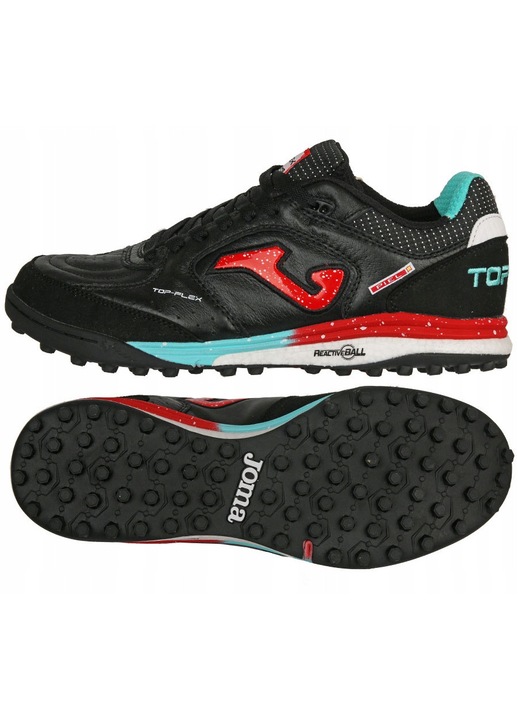 Ghete de fotbal barbati Joma, Top Flex Rebound 26, crampoane, negru, 44 EU