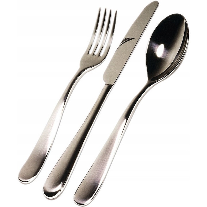 Set tacamuri Alessi Nuovo Milano, 24 elemente, inox 18/10, pentru 6 persoane