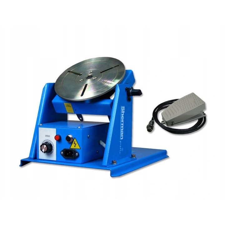 BY-10 hegesztő forgató, 10kg, 230V, 180mm, 320x275x275mm, szett vezérlőpedállal