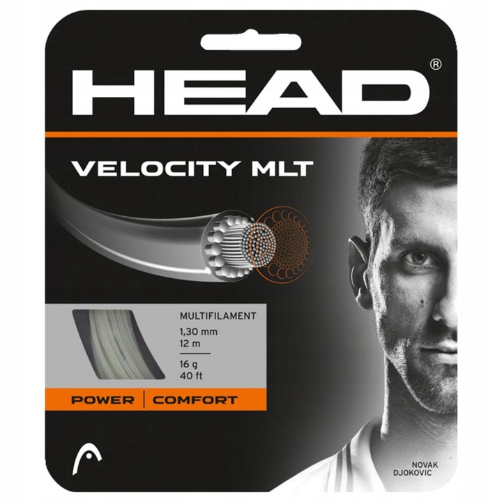 Head Velocity MLT 12m 1.40 natúr teniszütő húr