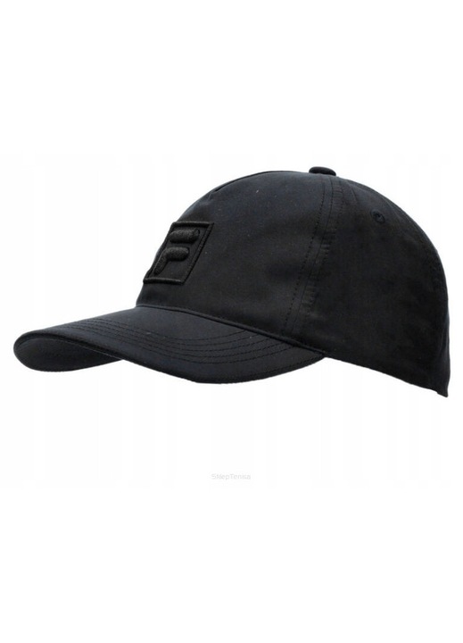 Спортна шапка Fila Cap Max, черна, лека и дишаща материя, с извита козирка, регулируема