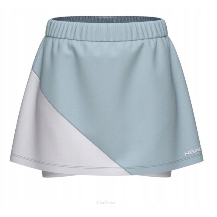 Fusta-pantalon sport dama HEAD, albastru/alb, poliester, XL INTL
