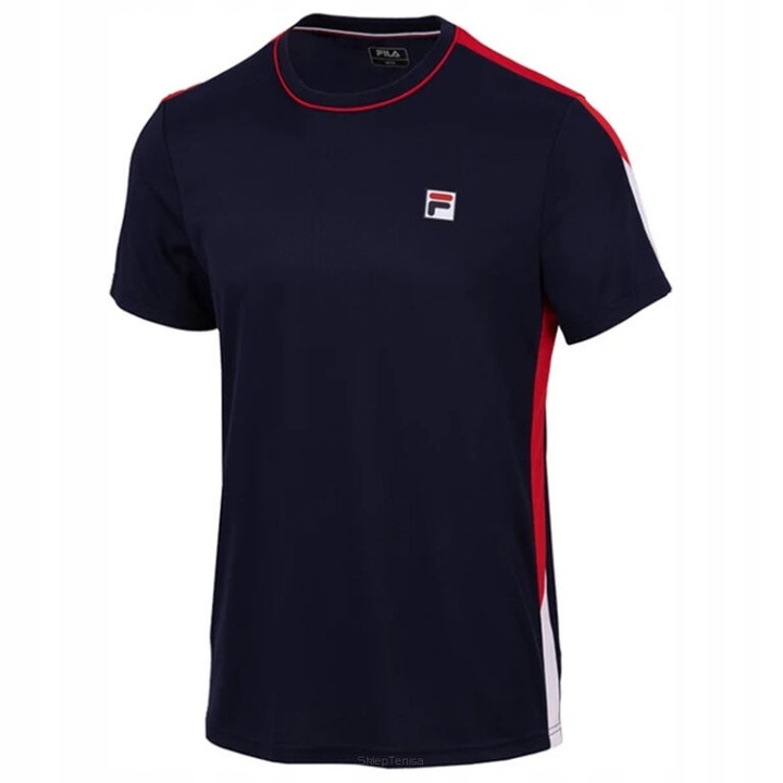 Мъжка тениска Fila, модел Gabriel, тъмносиня, качествена материя