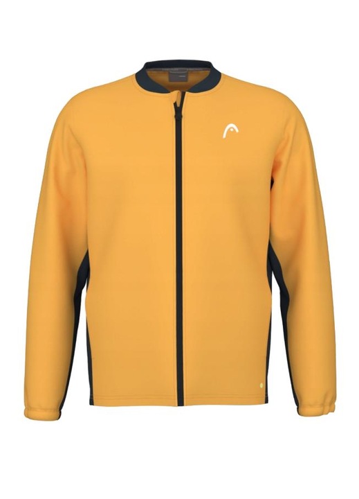 Мъжко спортно яке HEAD Breaker Jacket, жълто, еластична материя, технология за отвеждане на влагата