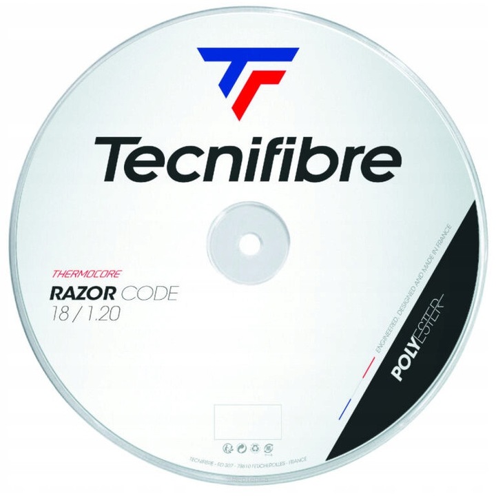 Tecnifibre Razor Code 1.25mm, 12m, kék tenisz húr