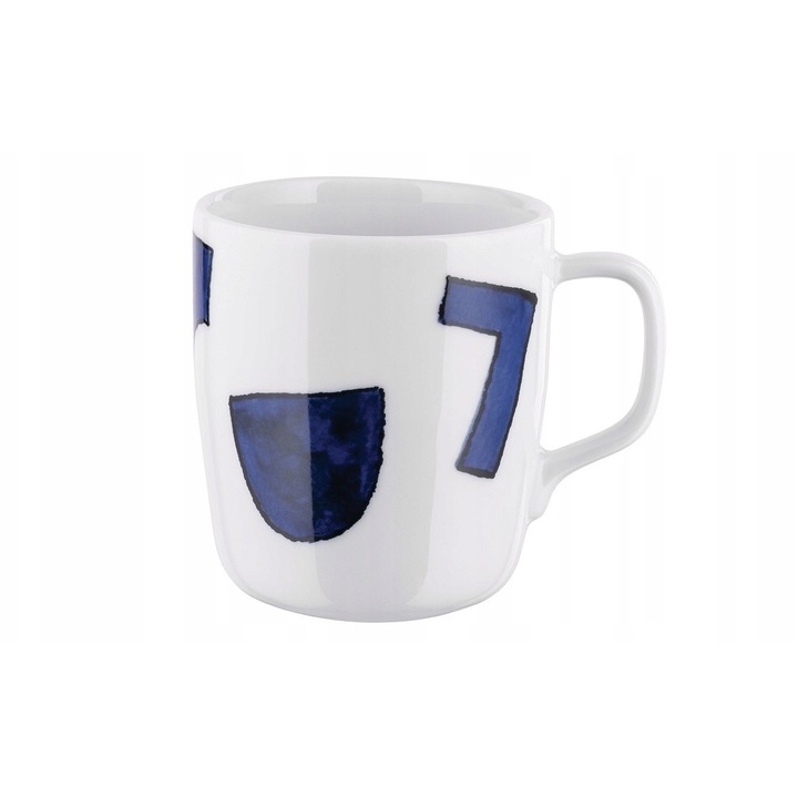 Cana Alessi Itsumo Yunoki, portelan, 310 ml, 10x8x9 cm, alb