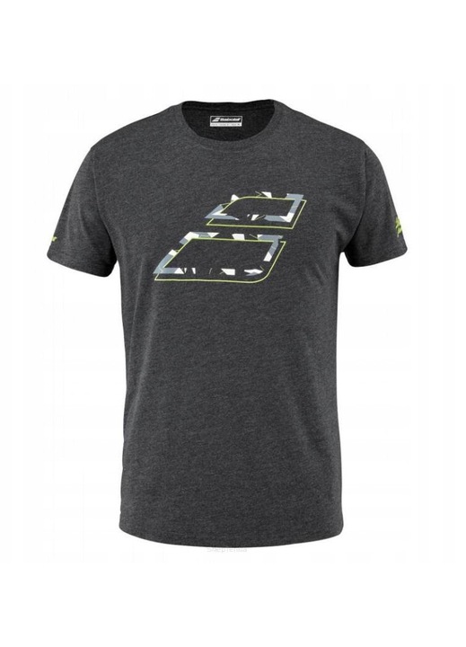 Tricou copii Babolat, Aero Cotton Tee, negru, bumbac-poliester, 122 CM