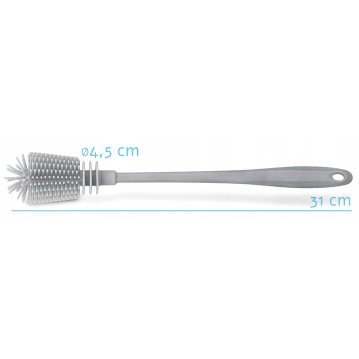 Perie de curatare Kela, 31x4.5cm, silicon, design modern