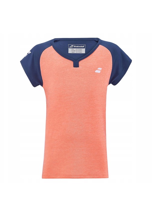 Tricou copii Babolat Play Cap Sleeve, portocaliu, poliester, regular fit
