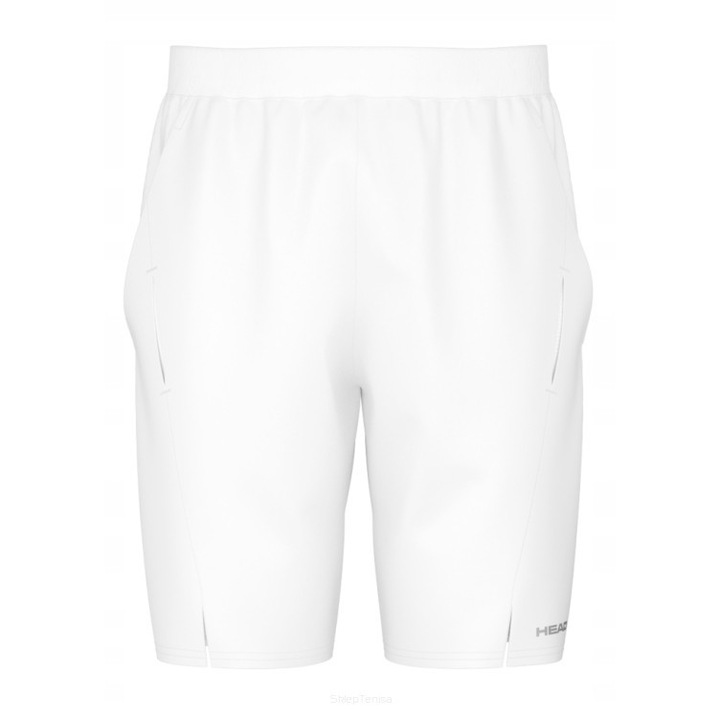 Pantaloni scurti sport barbati Head Performance, poliester/tenis, albi