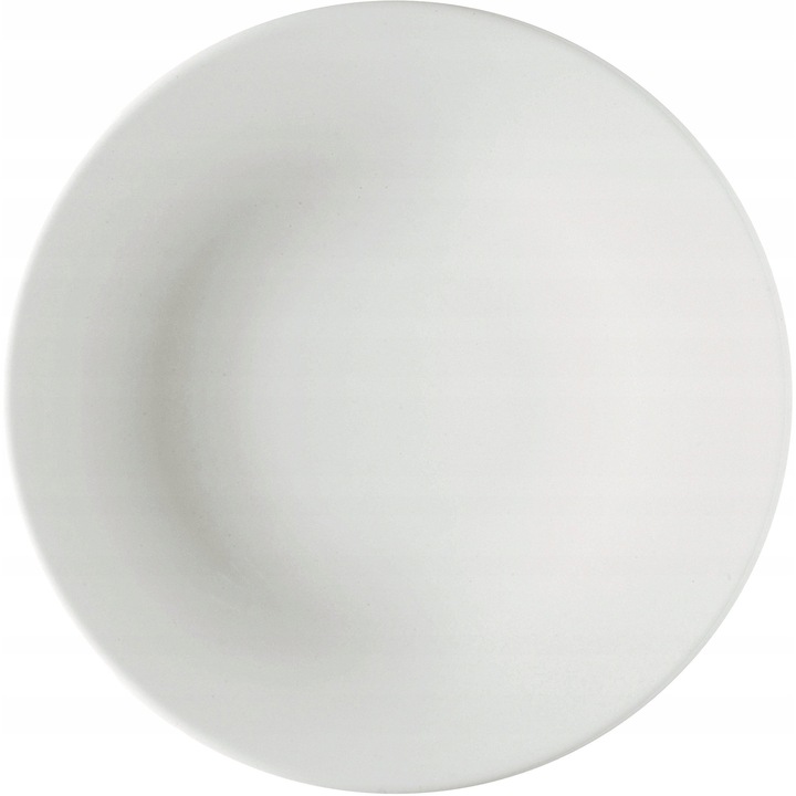 Set 4 farfurii Alessi "KU", portelan alb, 27x27x3cm