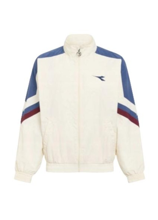 Jacheta sport barbati, Diadora, Track Jacket Icon, alb, material respirabil, L INTL