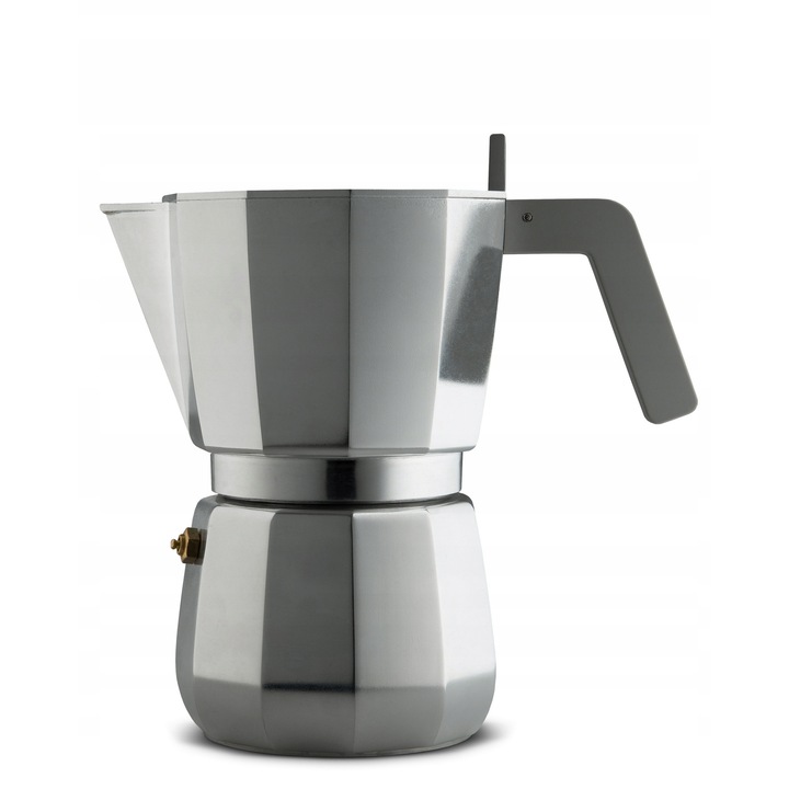Cafetiera Alessi DC06/9 FM, inox, 12 cm, 9 cesti, 450 ml