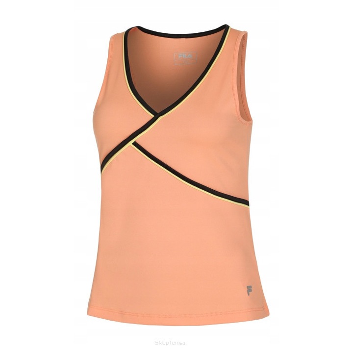 Top sport Fila Australian Open, portocaliu, poliester, cu bretele elastice, XL INTL